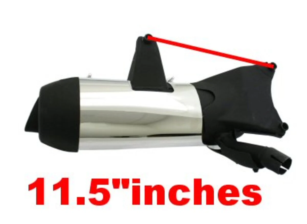250cc Touring Scooter Muffler - Image 4