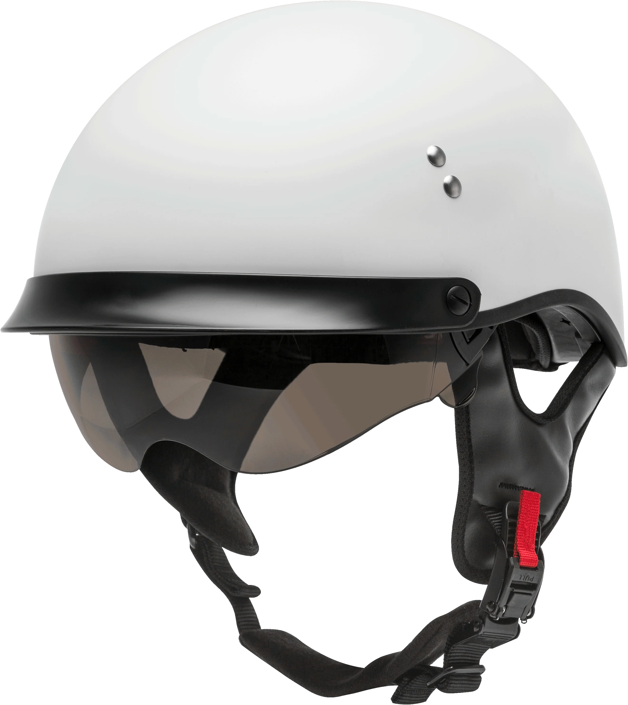 Hh-65 Half Helmet Full Dressed Matte White Xl