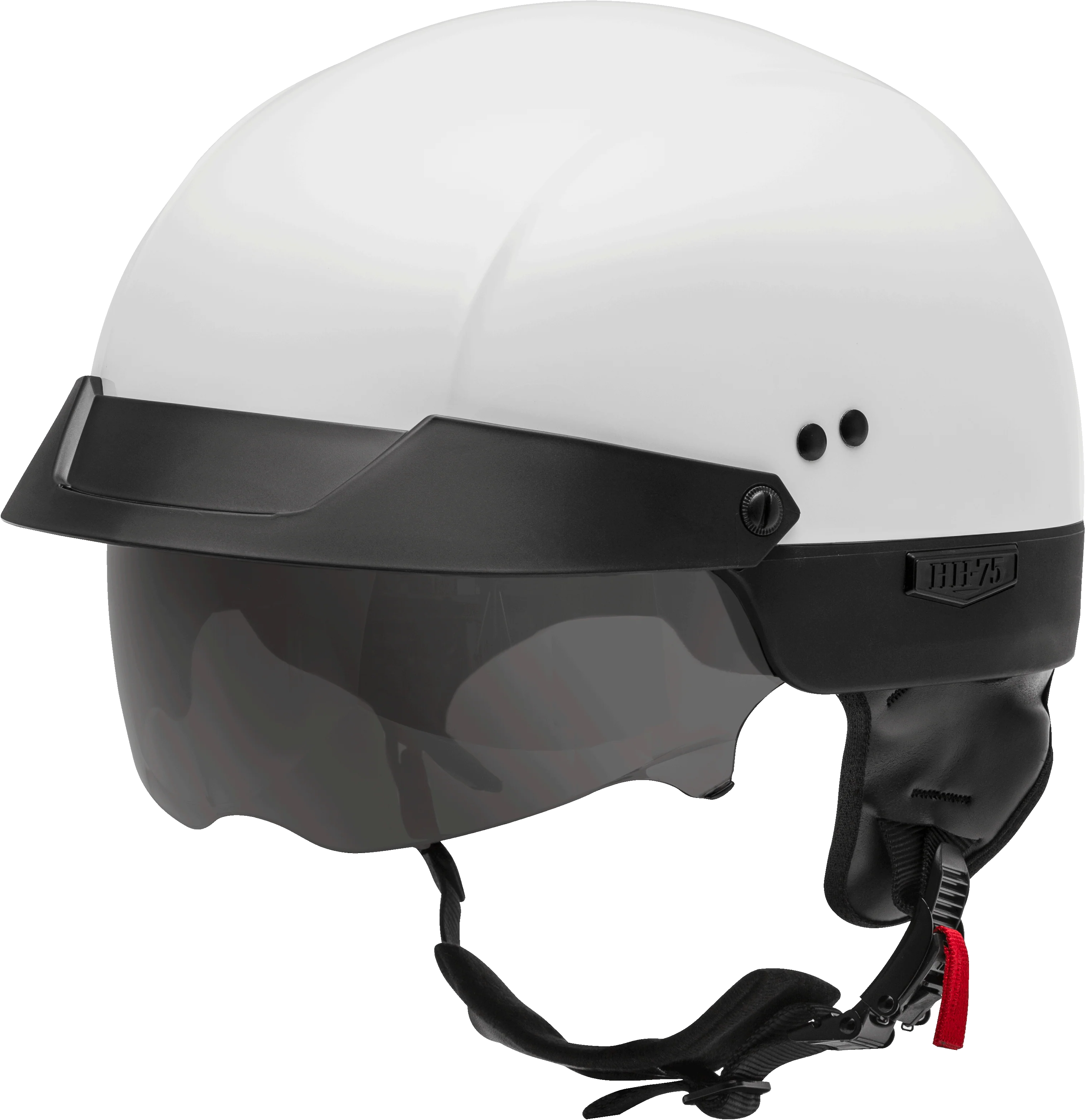 Hh-75 Half Helmet White 2x