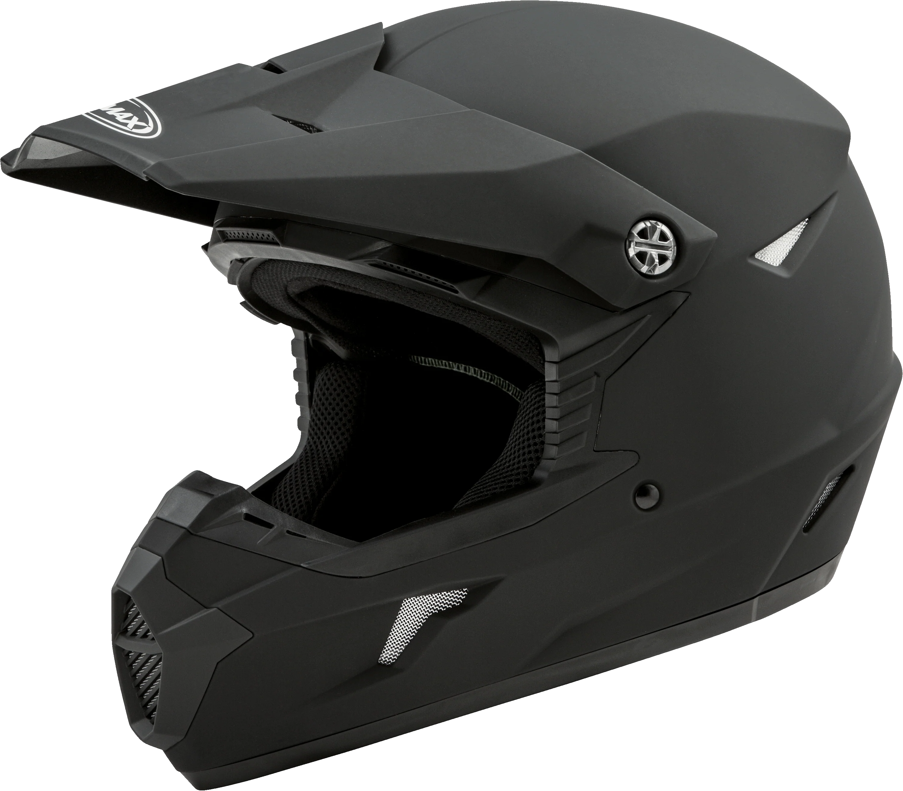 Mx-46 Off-Road Helmet Matte Black Lg
