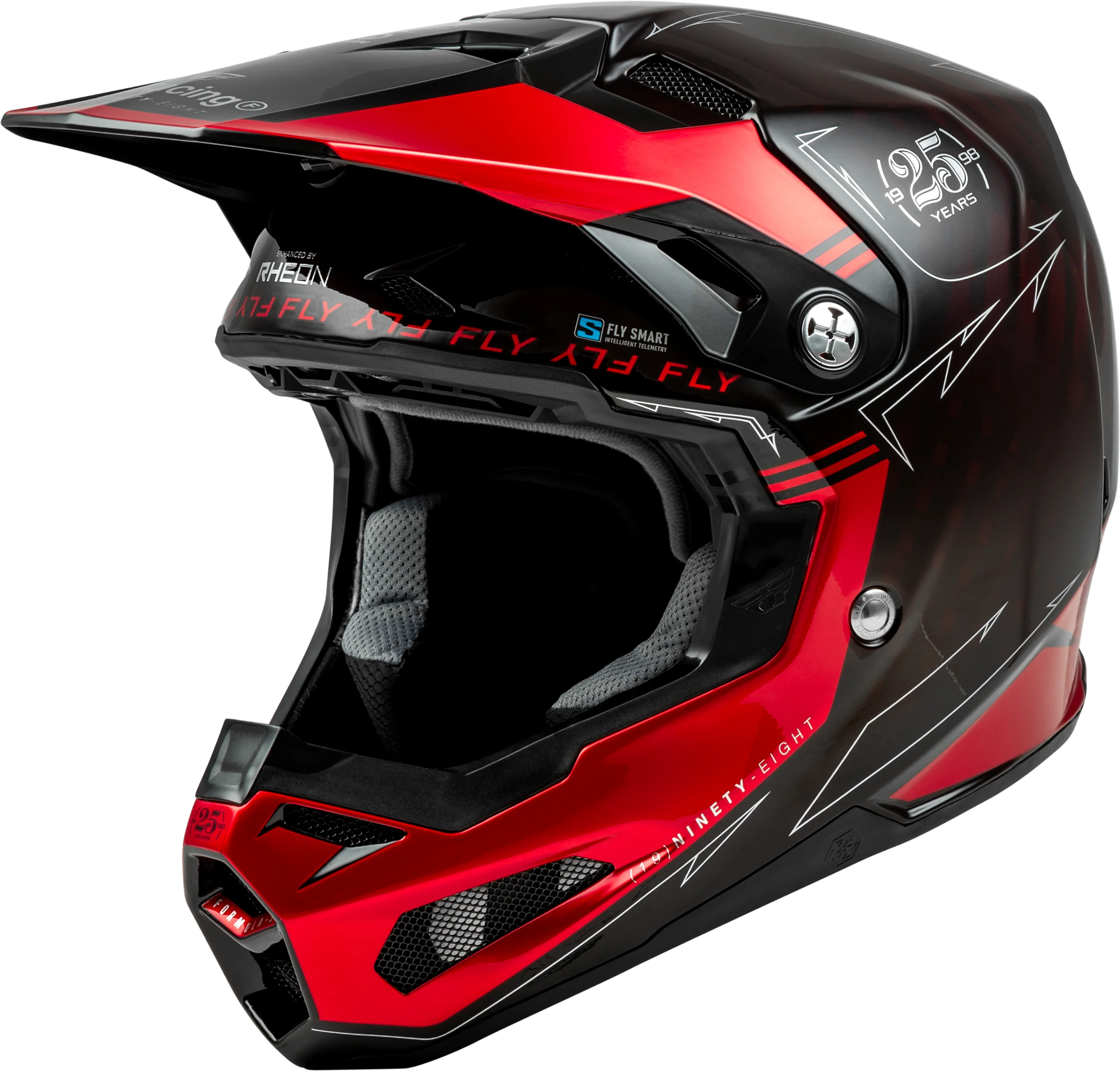Formula S Carbon Legacy Helmet Red Carbon/Black Lg