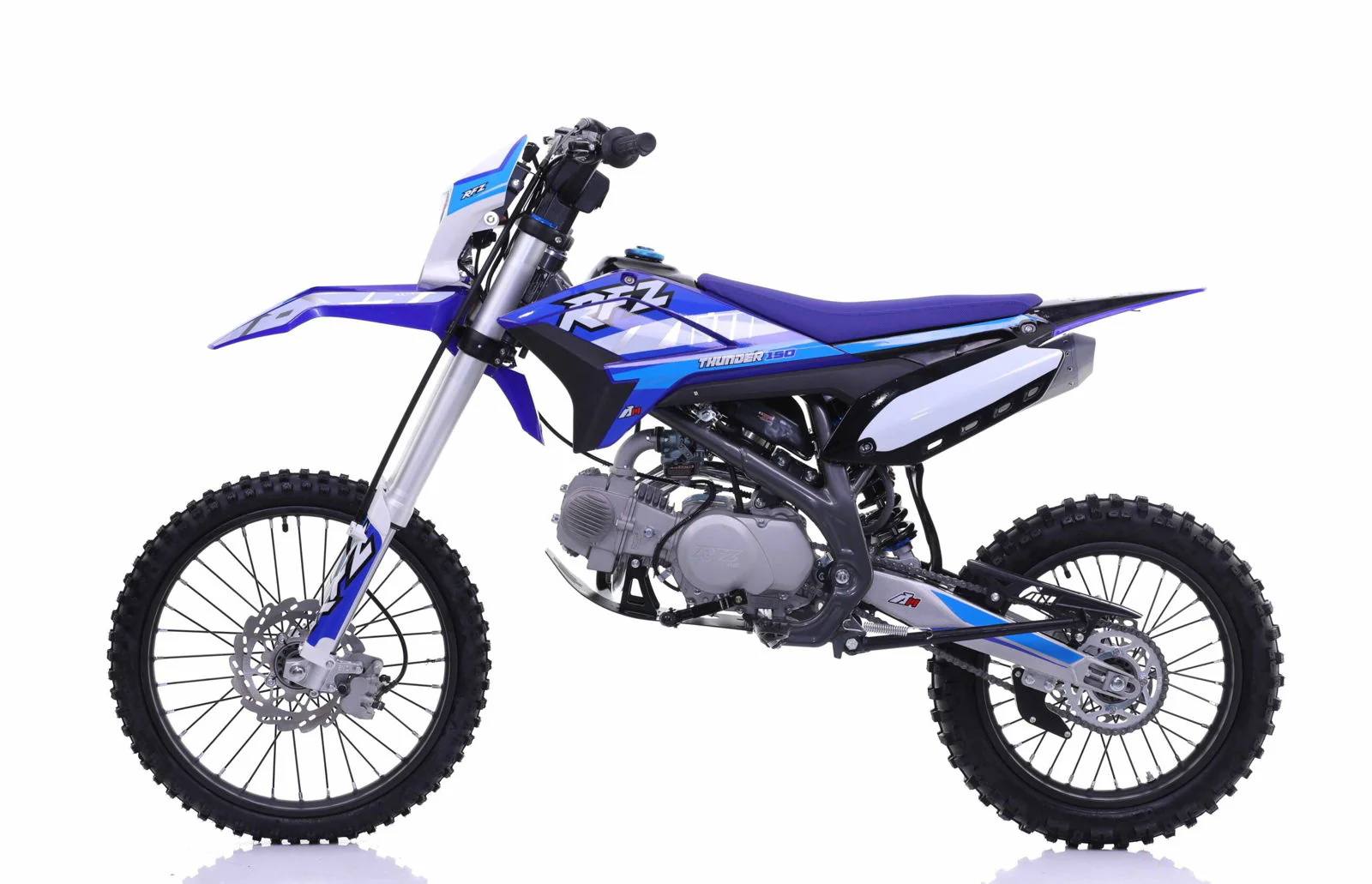 Apollo Thunder RFZ150 DLX 140cc Dirt Bike, 4-Speed Manual, 19/16 inch Wheels, Headlight, Age 16 and up - Image 7
