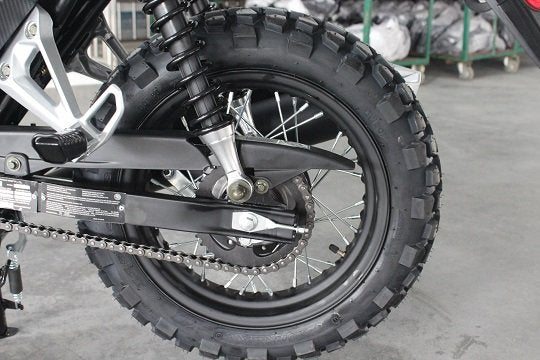 Cross 125RTF Off-Road Scooter, 4-Speed Semi-Auto, 13-inch Wheels, Enduro Tires - Image 14