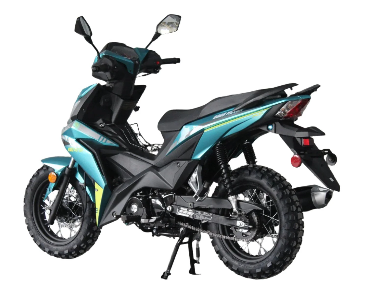 Cross 125RTF Off-Road Scooter, 4-Speed Semi-Auto, 13-inch Wheels, Enduro Tires - Image 9