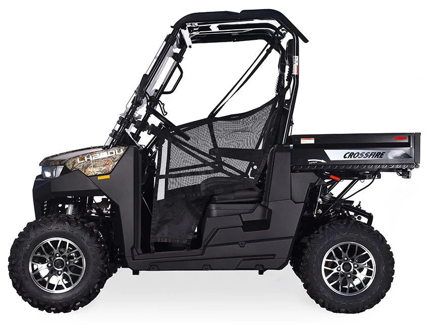 Crossfire LH200 EFI UTV Side-by-Side, Automatic with Reverse, Deluxe Alloy Wheels, Dump Bed, Windshield Included - Image 8