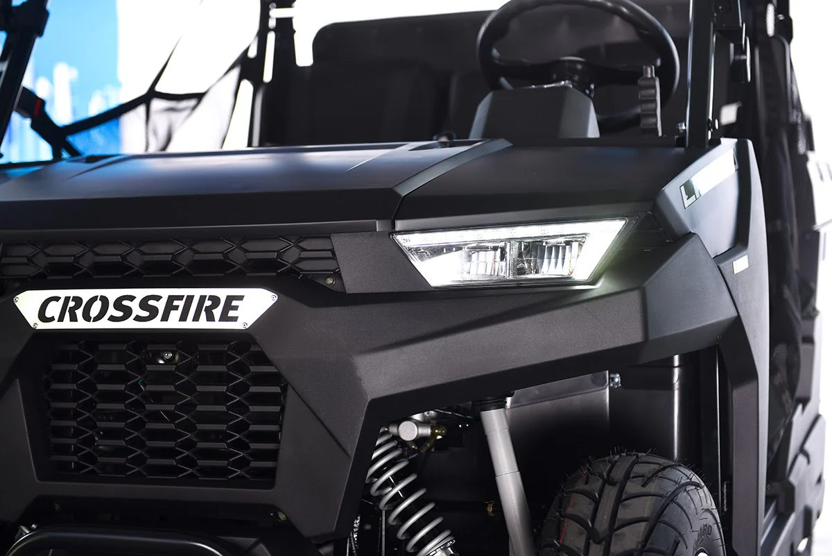 Crossfire LH200 Gas Golf Cart, Electronic Fuel Injection, Automatic with Reverse, Deluxe Alloy Wheels - Image 17