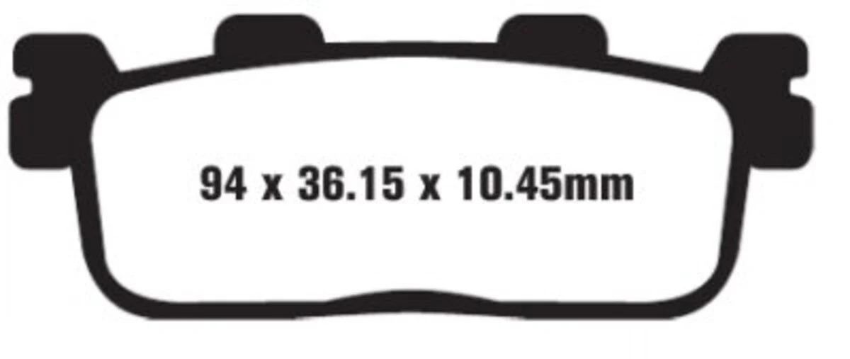 EBC Brakes SFA607 Scooter Brake Pads - Image 2