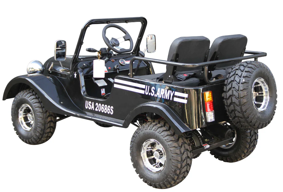 GR-5 Mini Jeep Roadster Go Kart, 125cc Electric Start, 3-Speed Semi-Automatic with Reverse, Ages 12 and up - Image 5