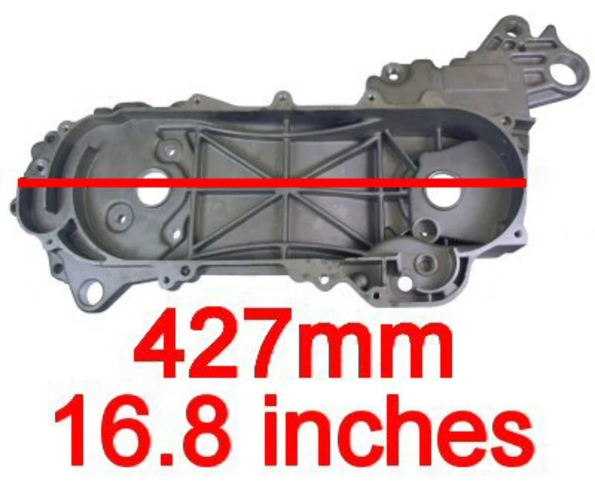 Left Crankcase for 50cc 4-stroke QMB139 Engines - Image 3