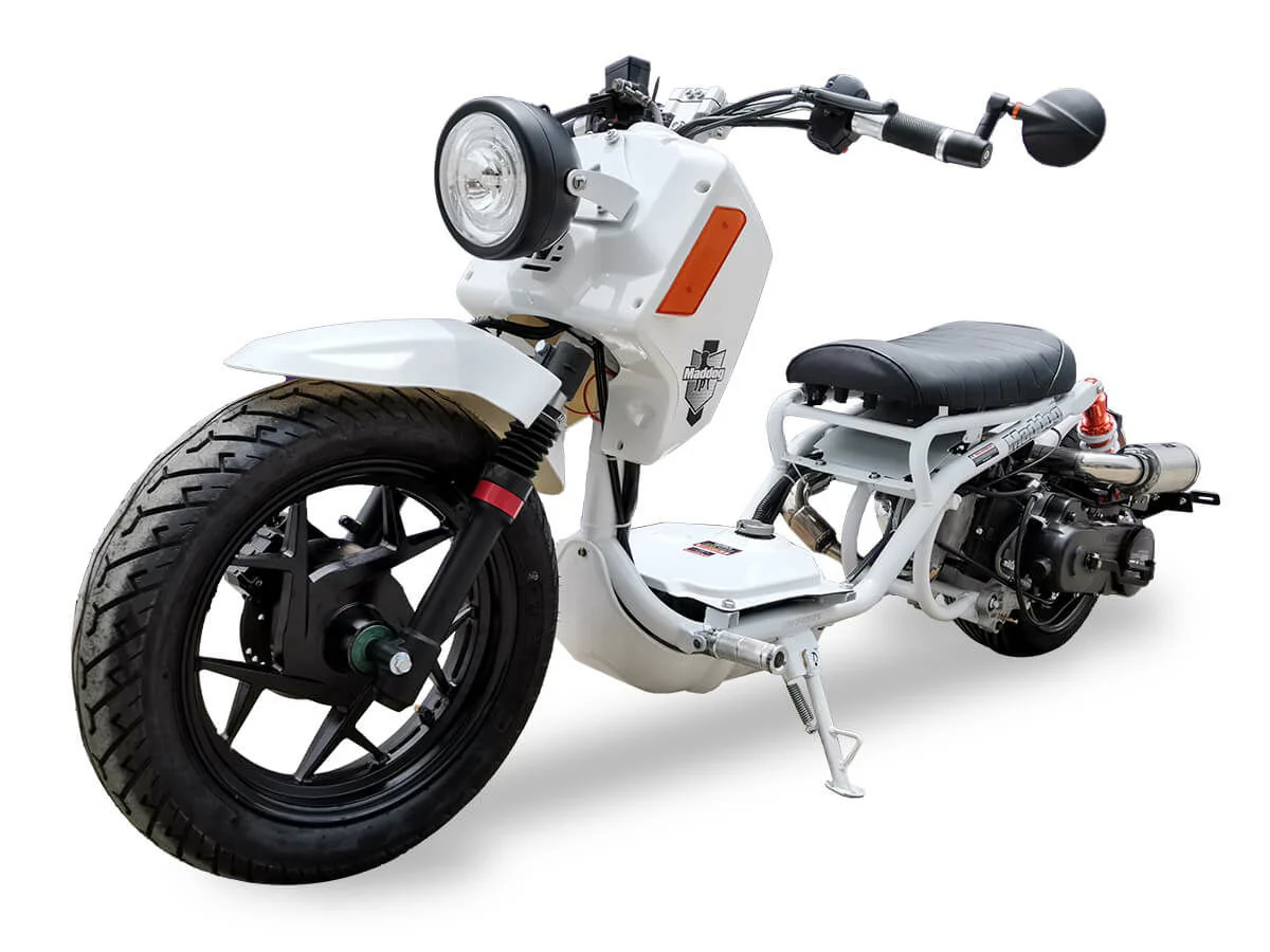 Maddog Gen V 150cc Street Scooter, Automatic, Front Disc Brake, 14 inch Aluminum Wheels, Digital Speedometer, LED Lights, 50 State Legal - Image 2