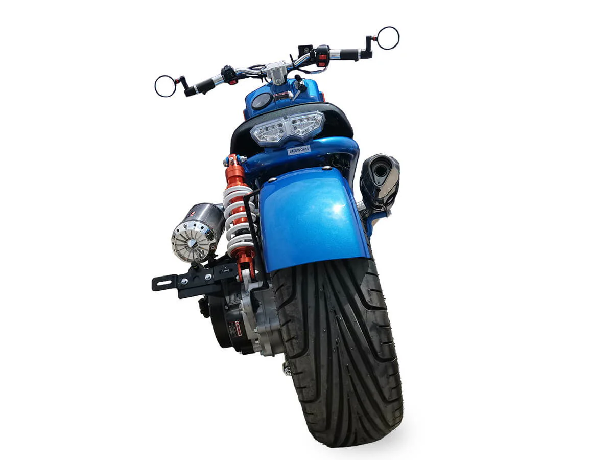 Maddog Gen V 150cc Street Scooter, Automatic, Front Disc Brake, 14 inch Aluminum Wheels, Digital Speedometer, LED Lights, 50 State Legal - Image 9
