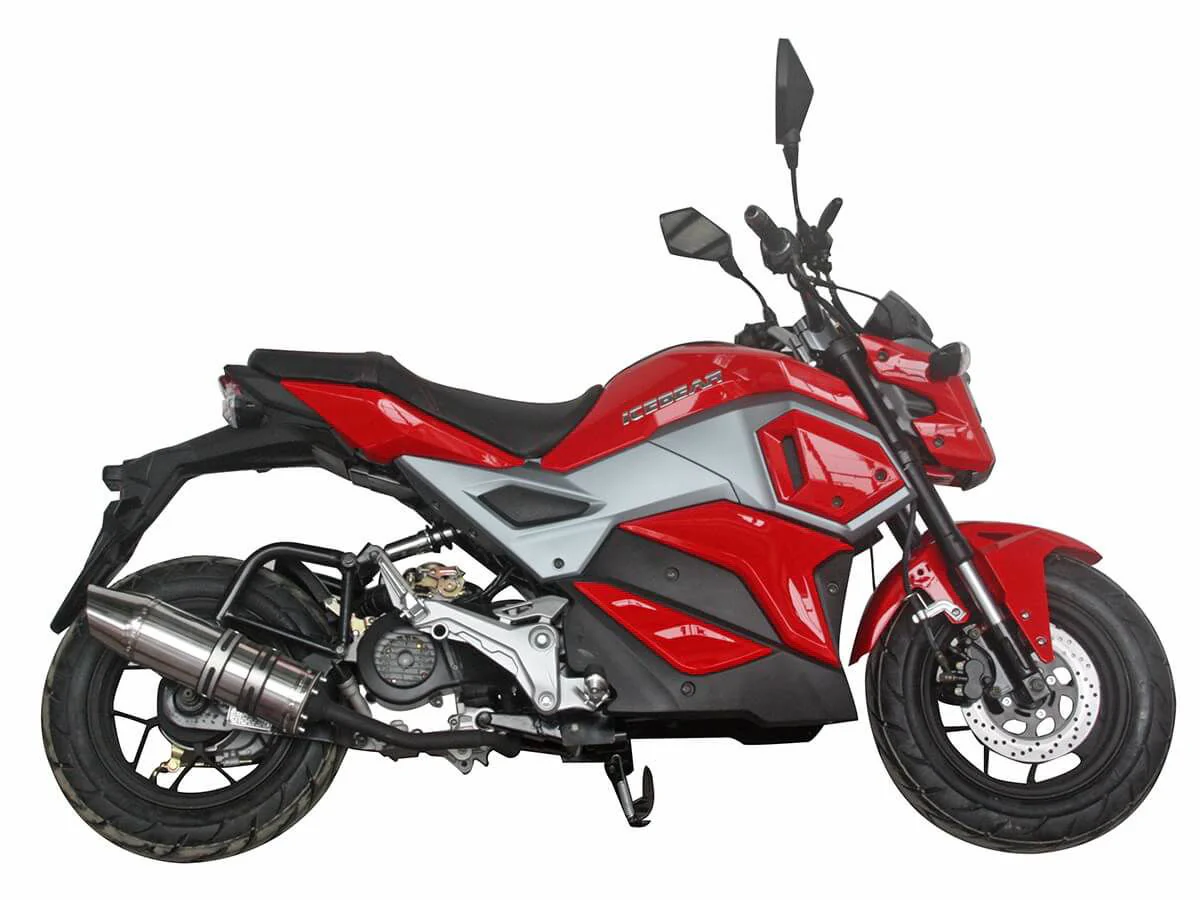 Mini Max 50cc Motorcycle, Automatic, Front Disc Brake, 12 inch Aluminum Wheels, 50 State Legal - Image 12