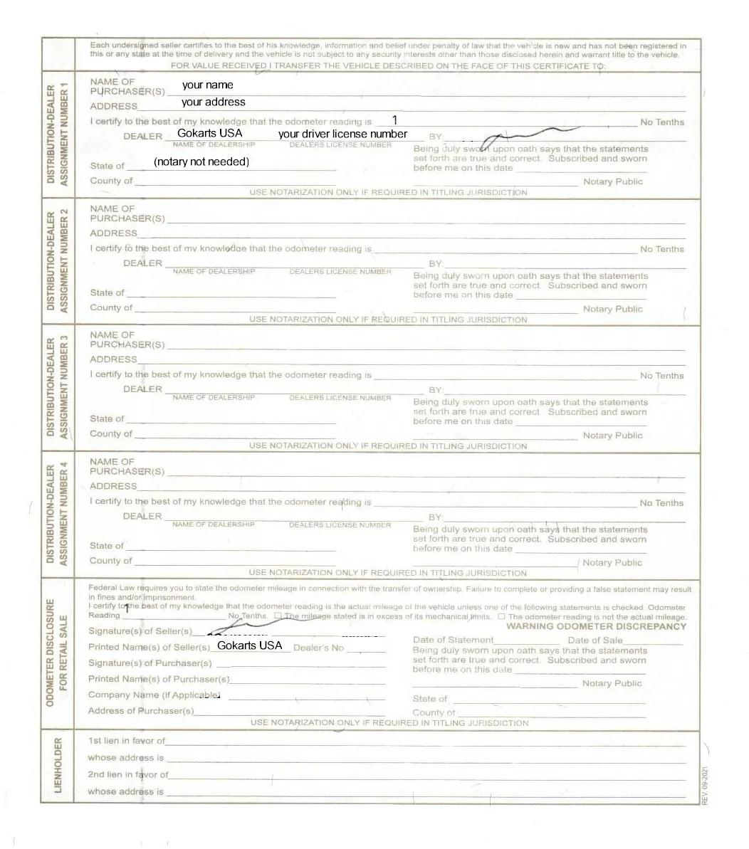 MSO Request - a duplicate MSO from the manufacturer - Image 2