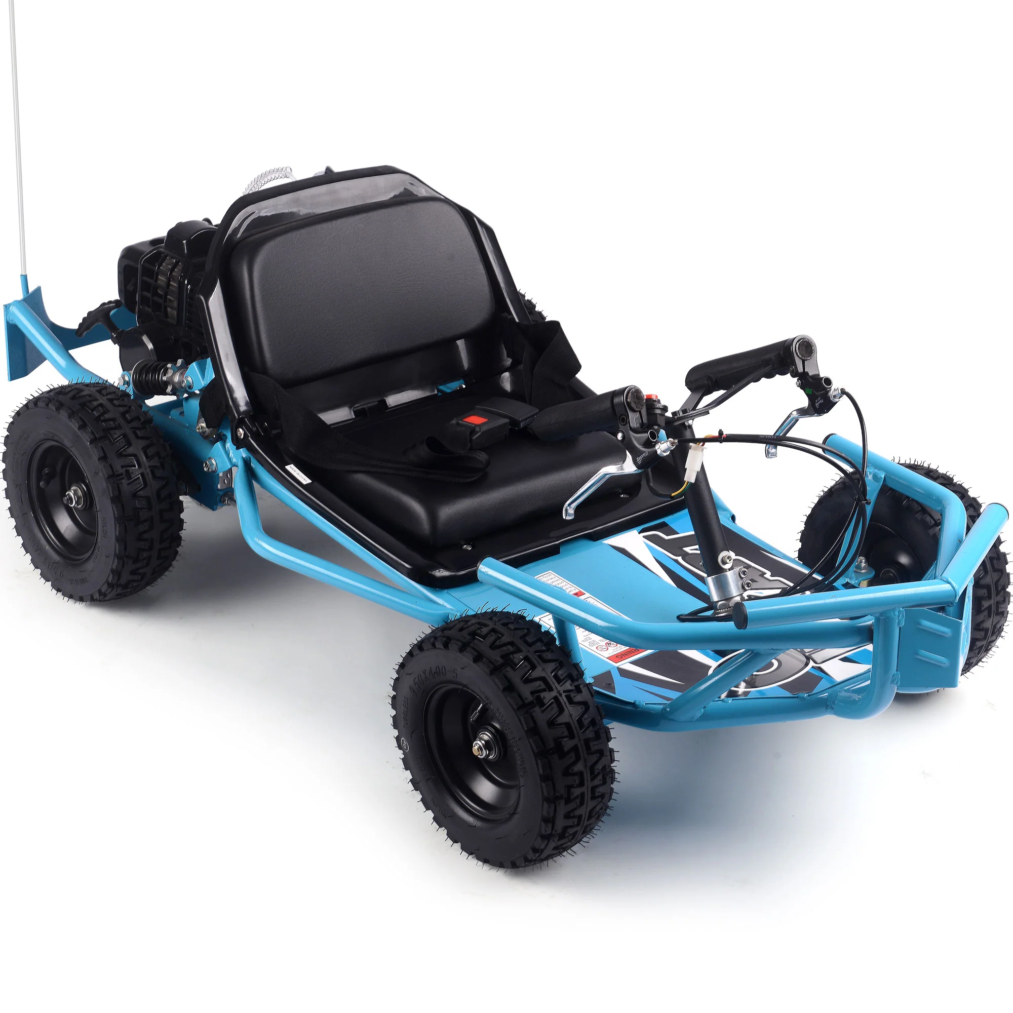 Sandman Kids Gas Powered Go Kart, 49cc 2-Stroke, Rear Suspension, Ages 4-6 - Image 11