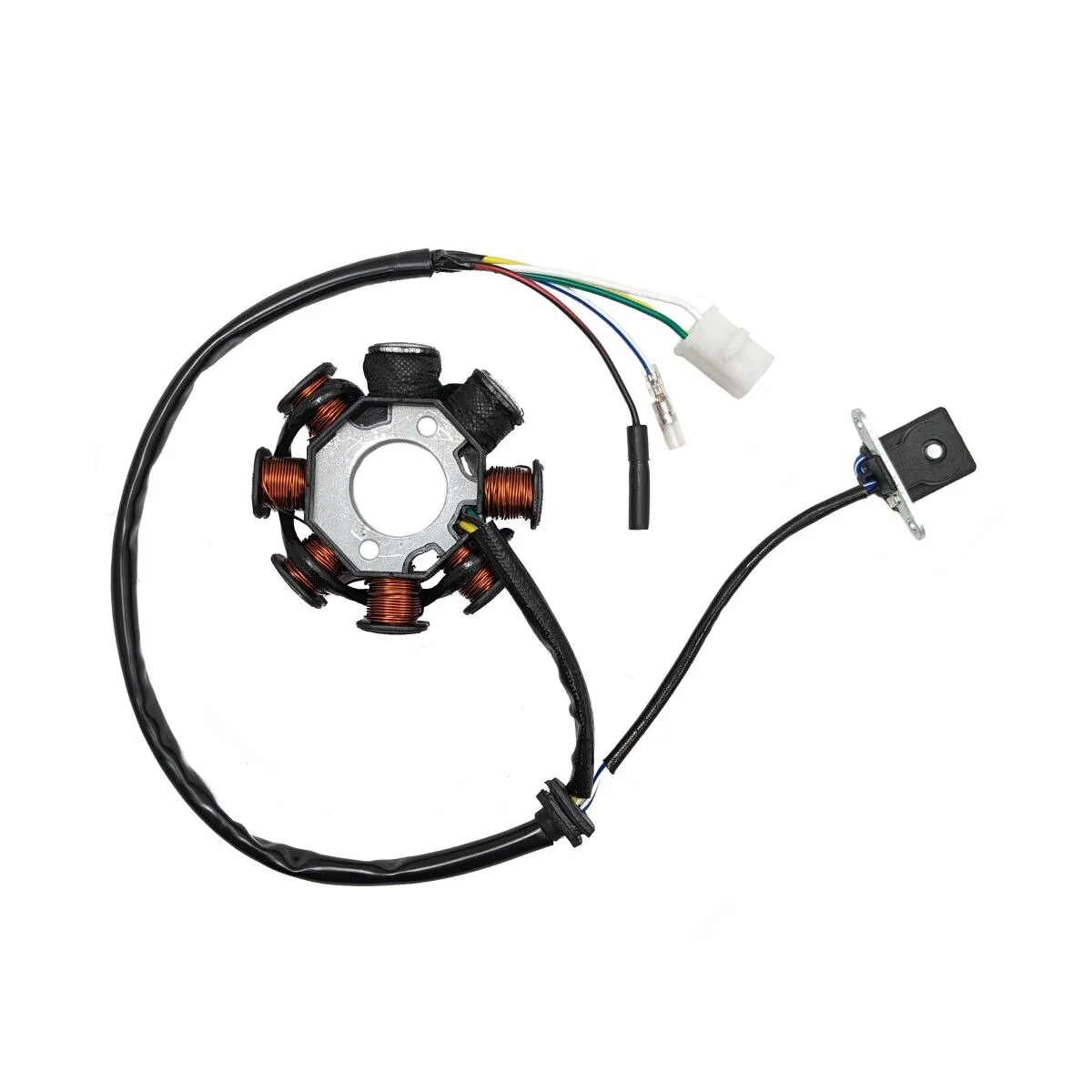 Stator - 5 Wire, 3 Pin, 2 Wrapped Coils - Image 2