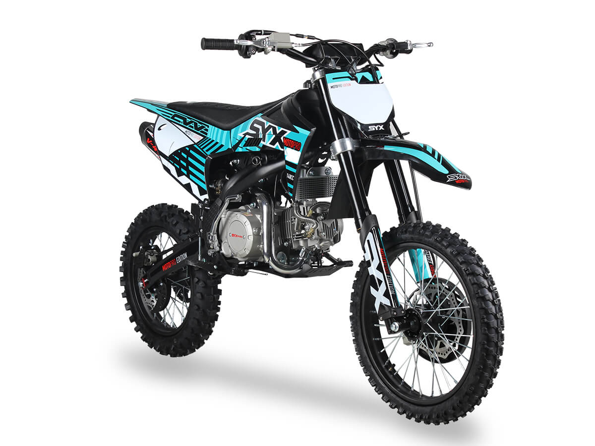 SYX Moto Pro 140cc 4-Stroke Gas Dirt Bike 4-Speed Manual Electric Start (17/14), Ages 16 and up - Image 3