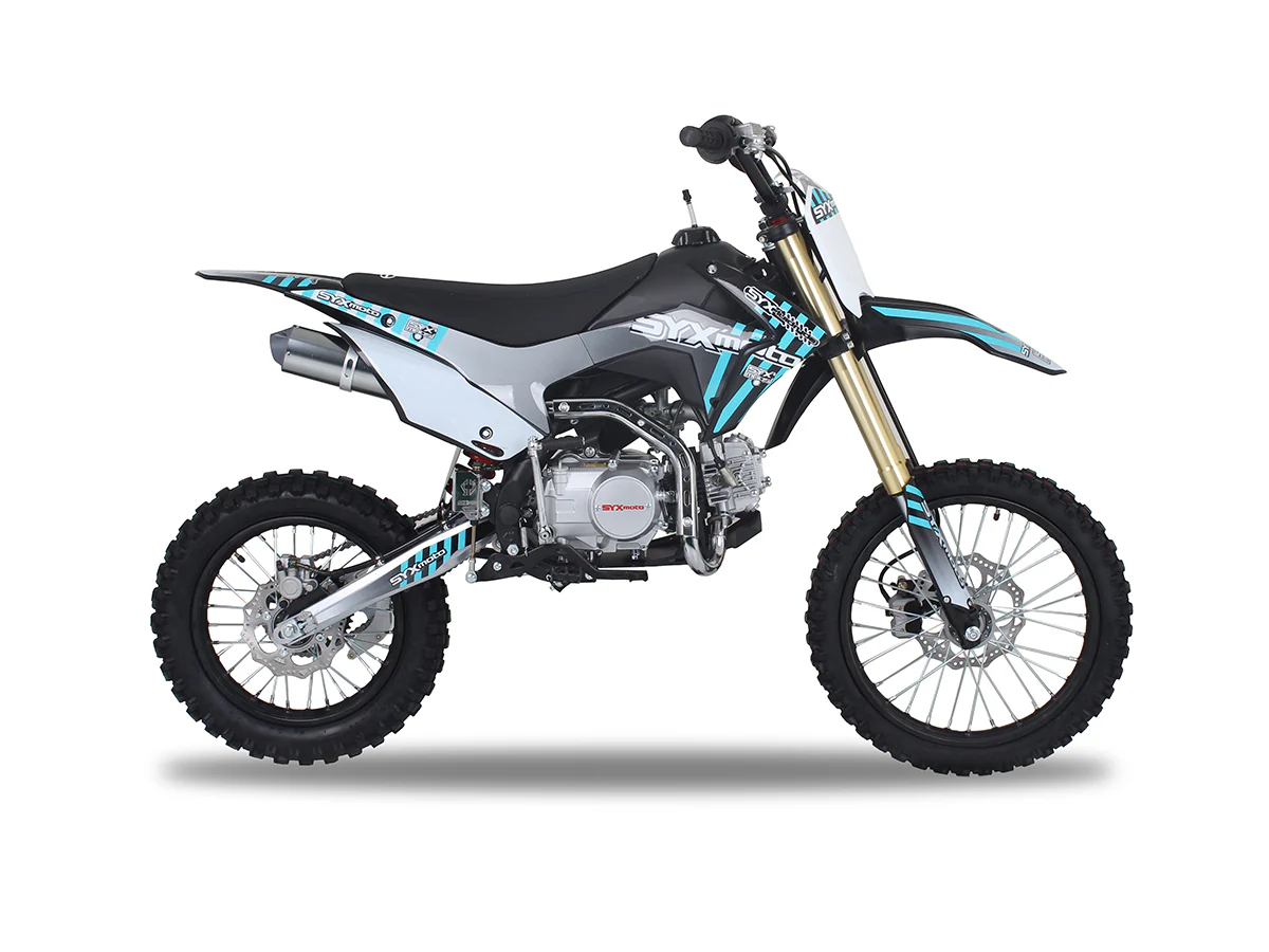 SYX Moto Whip 125cc Pit Bike, Kick Start, 4-Speed Manual Shifting, (17/14) Wheels, Ages 12 and up - Image 5