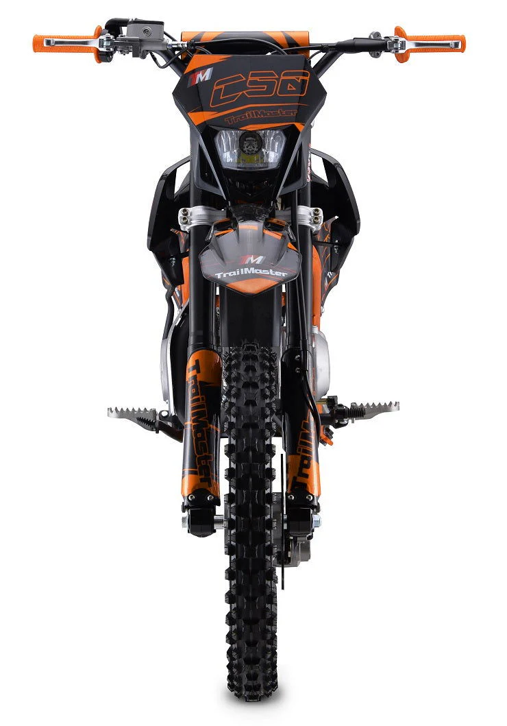 TrailMaster C50 150cc Gas Dirt Bike, 4-Speed Manual Clutch (17/14) Wheels - Image 12