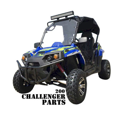 REF 20-1: SHOCK ABSORBER (CUSHION) ASSY - FRONT, for TrailMaster Challenger 200 UTV Side-by-side (43100-300U) - Image 2