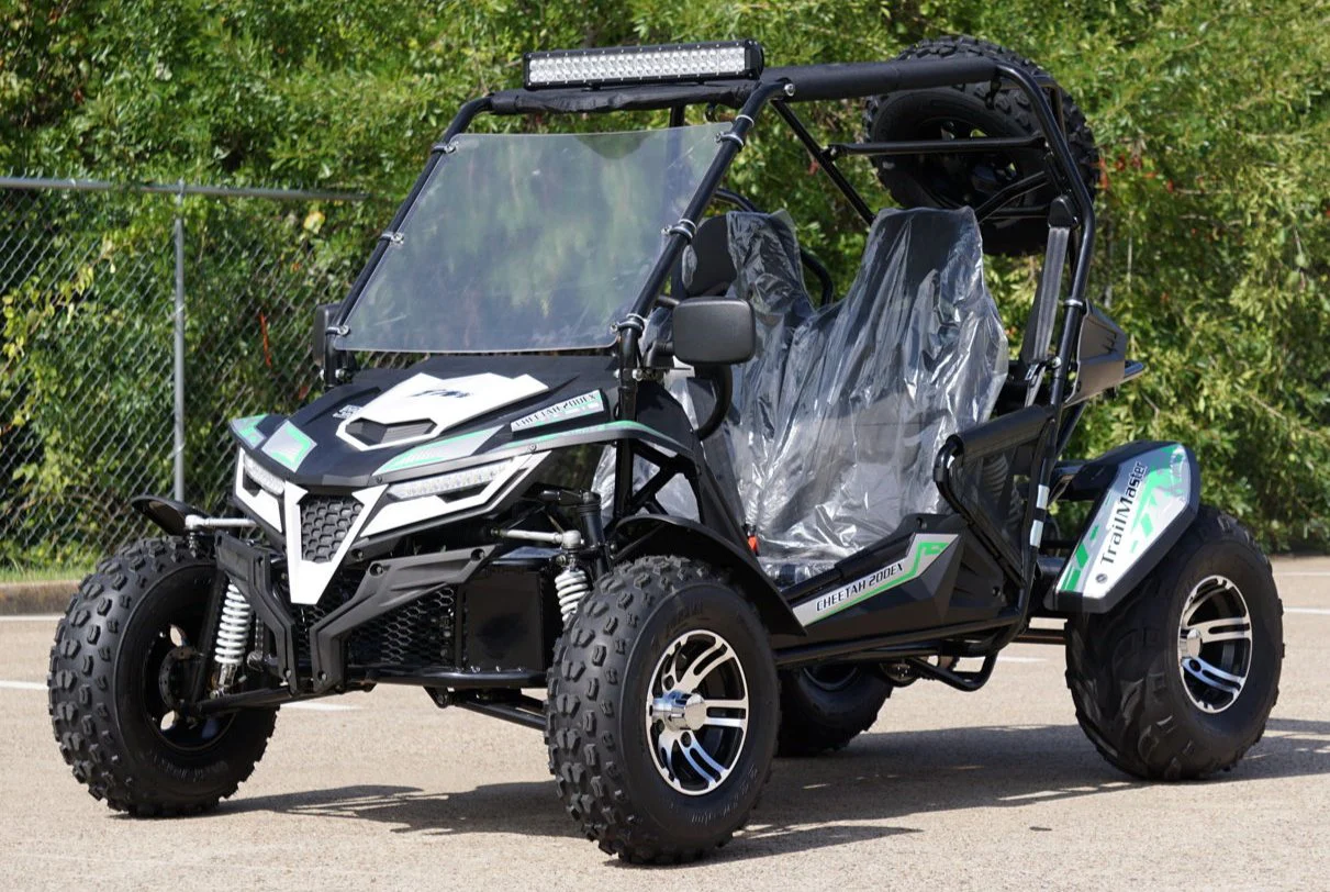 TrailMaster Cheetah 200X Go Kart (Special) CVT Automatic with Reverse, Alloy Wheels, Windshield - Image 14