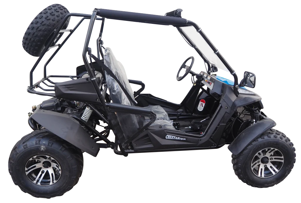 TrailMaster Cheetah 200X Go Kart (Special) CVT Automatic with Reverse, Alloy Wheels, Windshield - Image 5