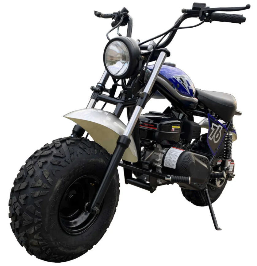 TrailMaster Hurricane 200X Mini Bike, 196cc 6.5 HP with Torque Converter, Dual Disc Brake, Front & Rear Suspension - Image 8