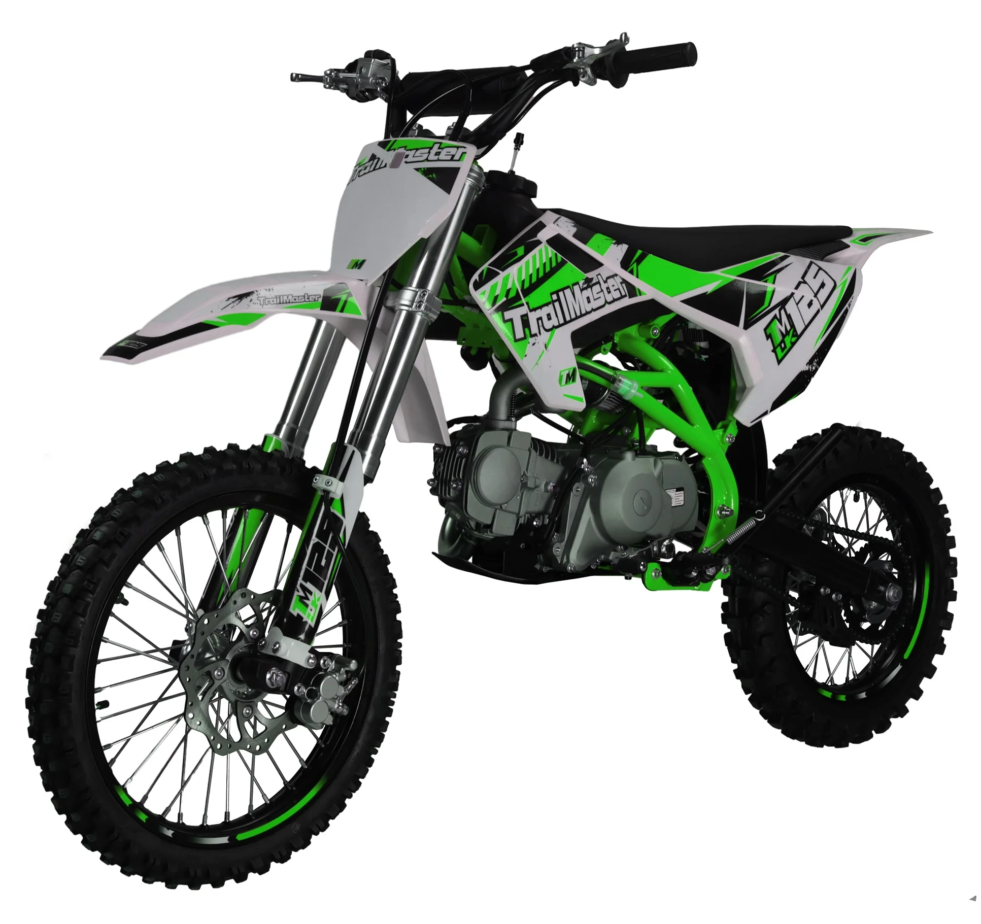 TrailMaster LK125 Pro Series Dirt Bike, Electric Start, 4-Speed Manual, Dual Disc Brakes, (17/14) Wheels - Image 11