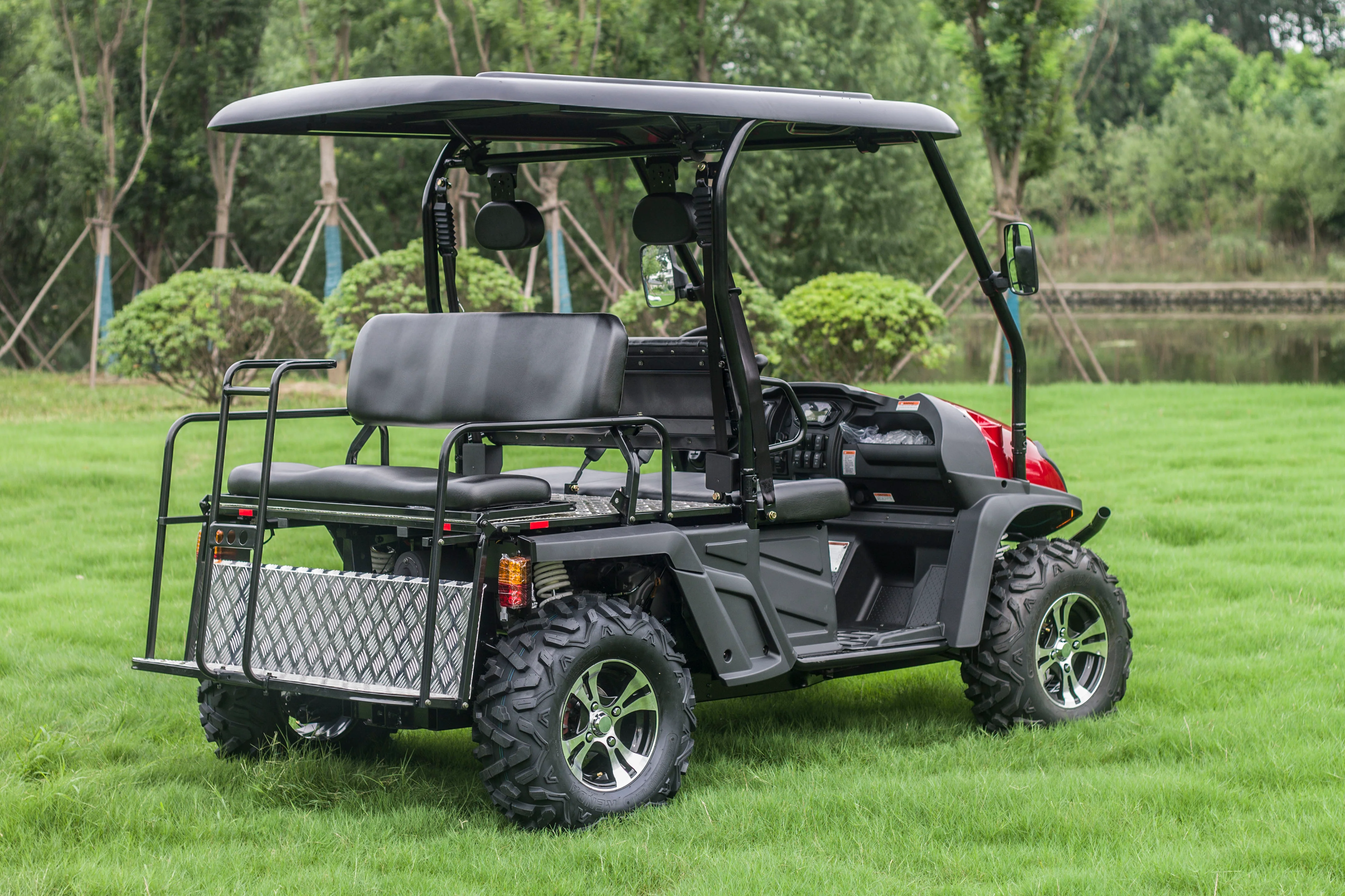 TrailMaster Taurus 450GX Gas Golf Cart, 26hp EFI Engine, 2x4/4x4 H/L Gear with Locking Differential - Image 29