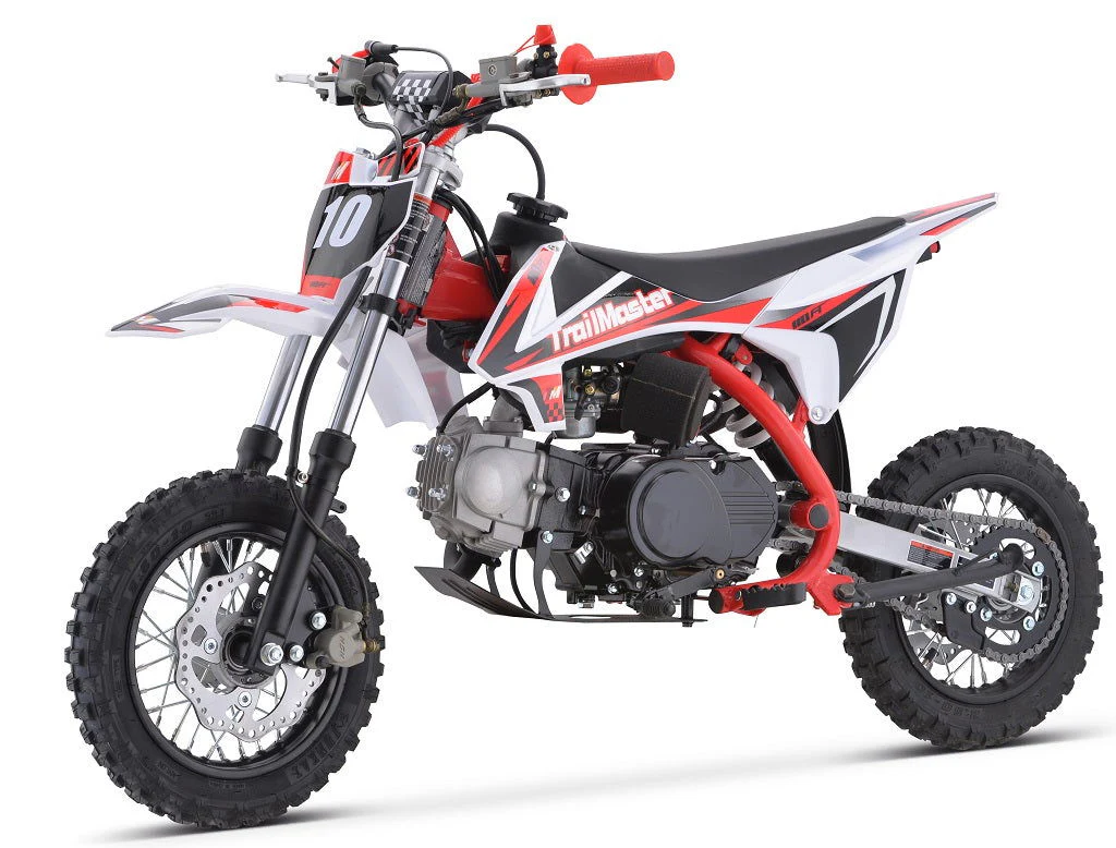 TrailMaster TM11 110cc Dirt Bike Fully Auto with Electric Start, Dual Disc Brakes (10/10), Ages 8-12 - Image 9