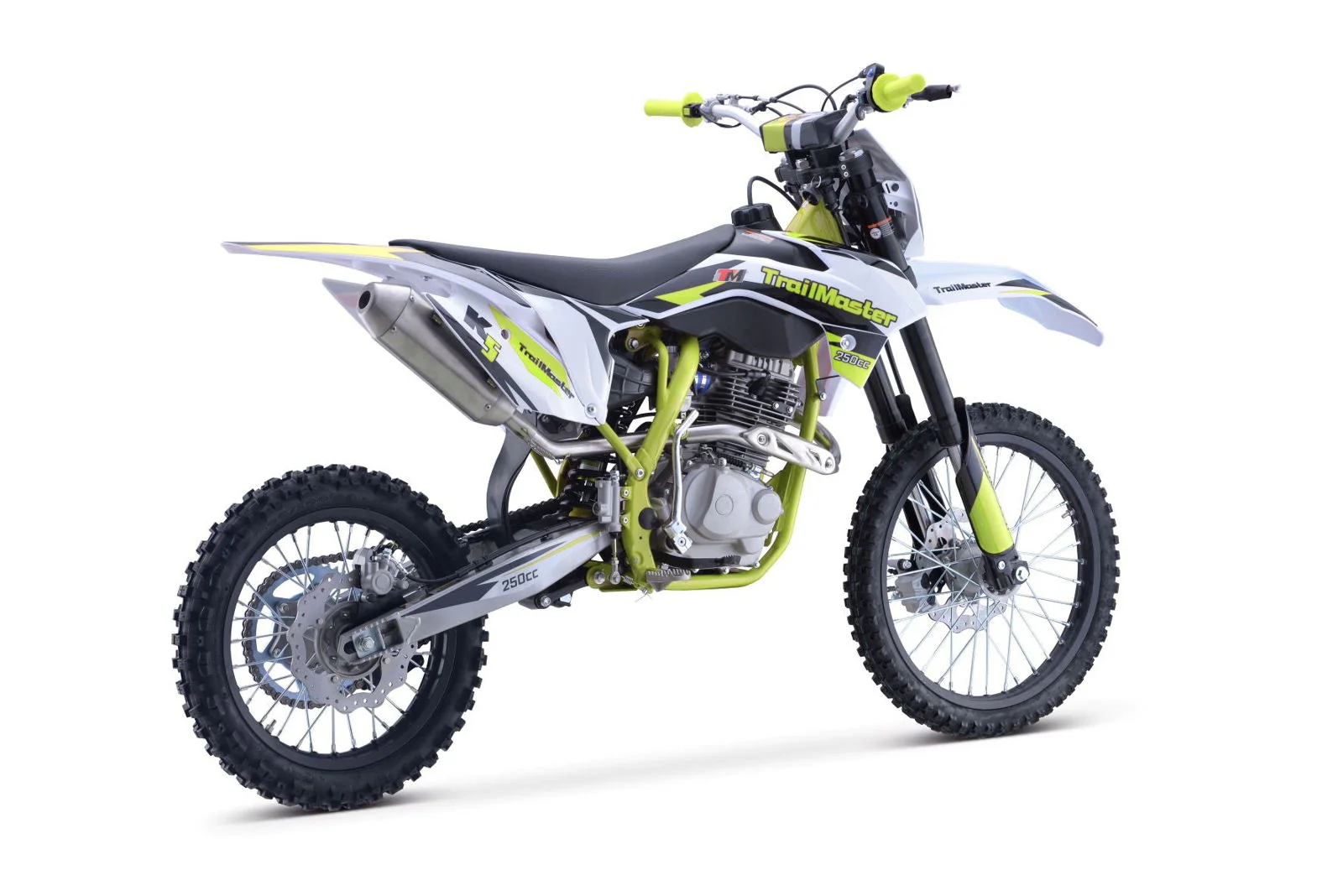 TrailMaster TM31 250cc Dirt Bike 5-Speed Manual Dual Disc Brakes, Electric Start with Kick backup (19/16) - Image 6