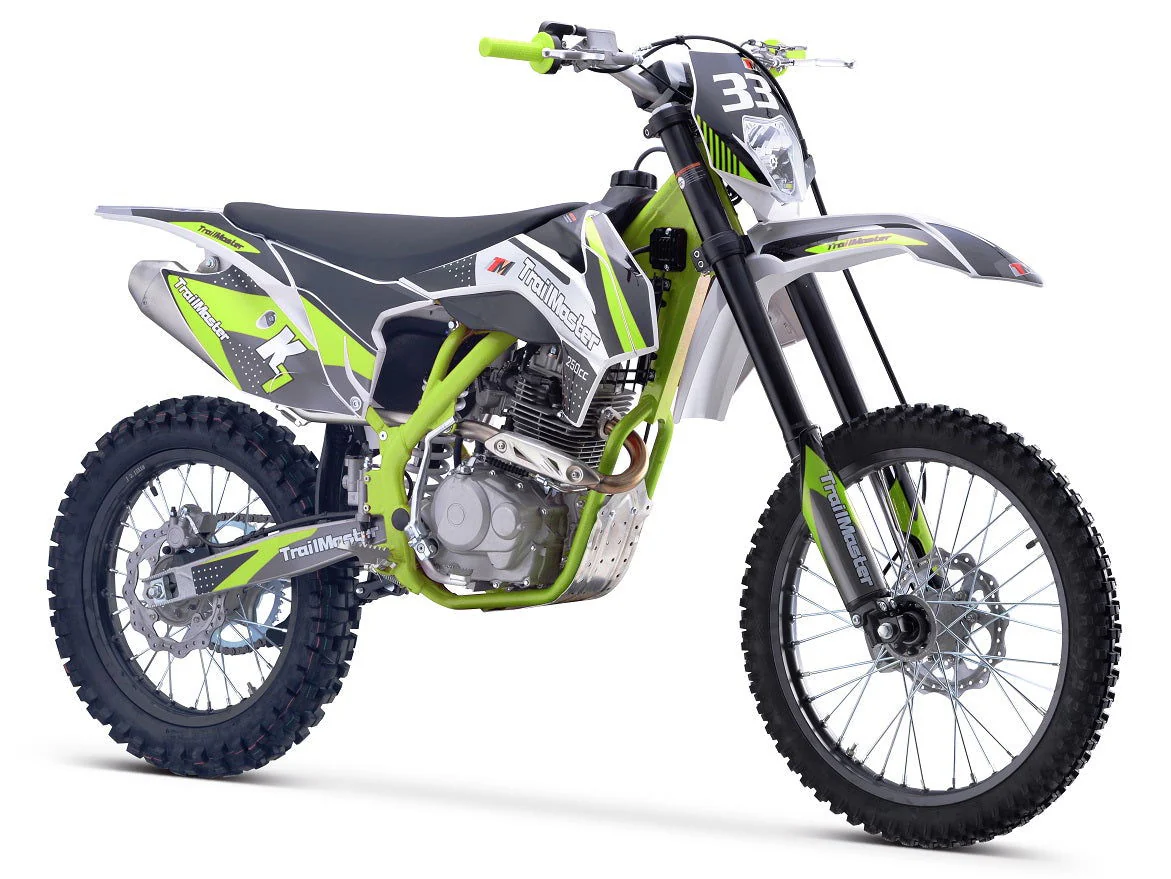 TrailMaster TM33 250 Dirt Bike, 5-Speed Manual, Dual Disc Brakes (21/18) - Image 3